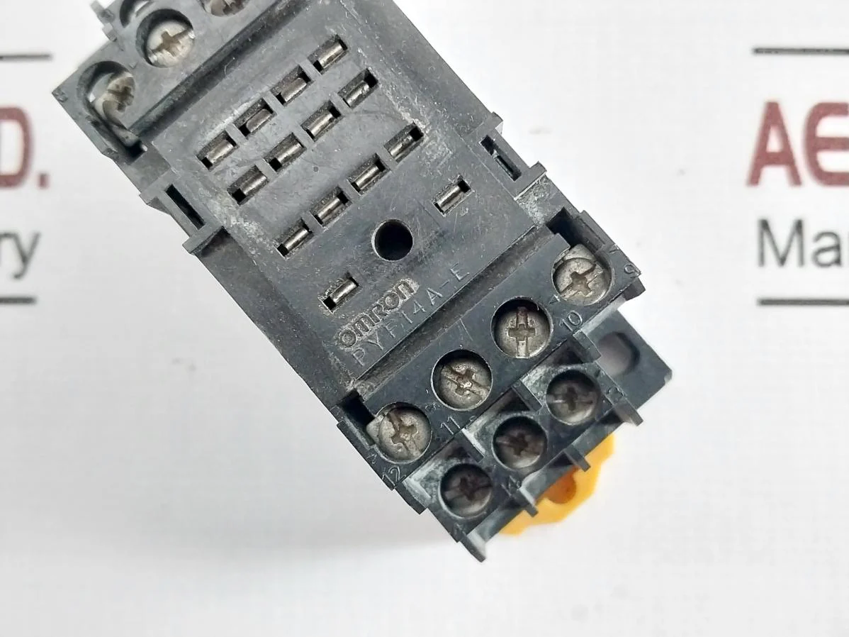 Omron My4-d Miniature Power Relay W/ Socket Pyf14A-e 5A 28V-dc1 Iec255 24Vdc - Image 10
