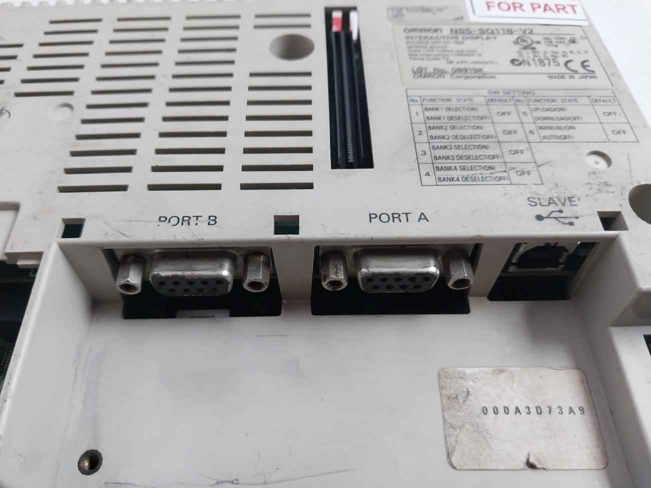 Omron Ns5-sq11B-v2 Interactive Display Hmi Panel 24V Dc (Not Working) - Image 6
