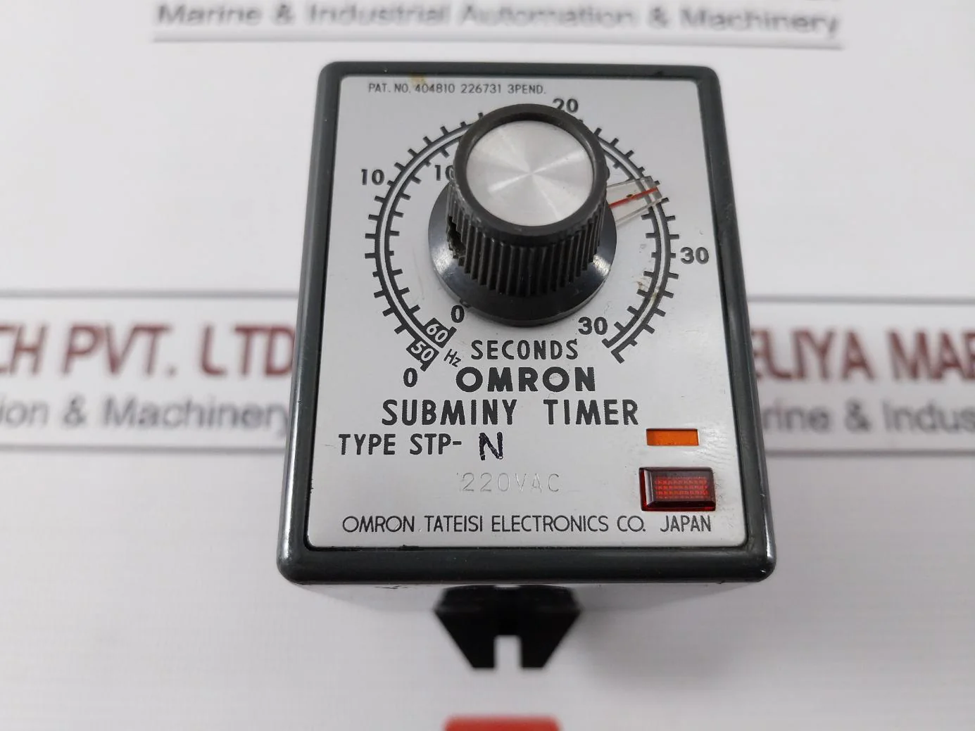 Omron Stp-n Subminy Motor-driven Timer Module 220V Ac 50/60Hz 6Va - Image 4