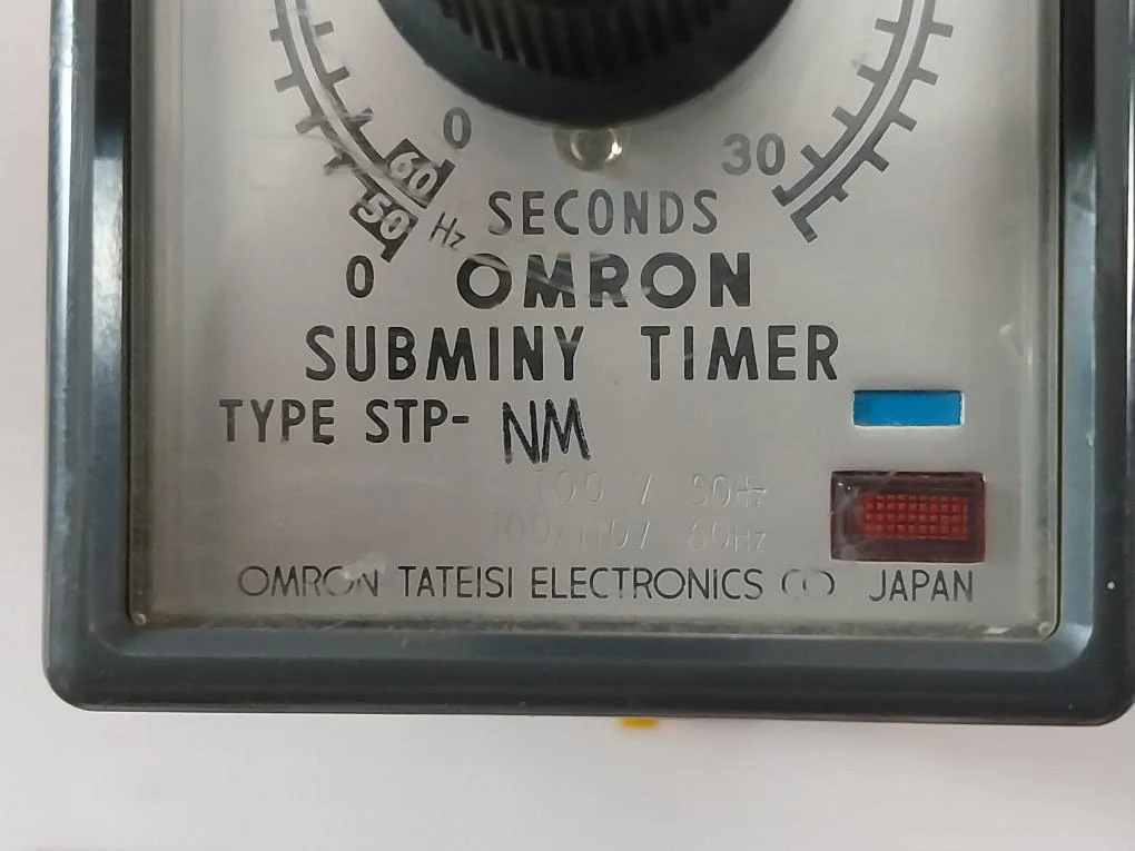 Omron Stp-nm Subminy Timer With Socket 8Pfa 0-30/36 Seconds 100/110V 50/60Hz - Image 13