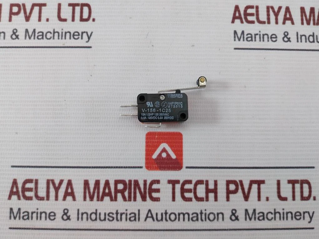 Omron V-156-1C25 Roller Lever Micro Switch - Image 2
