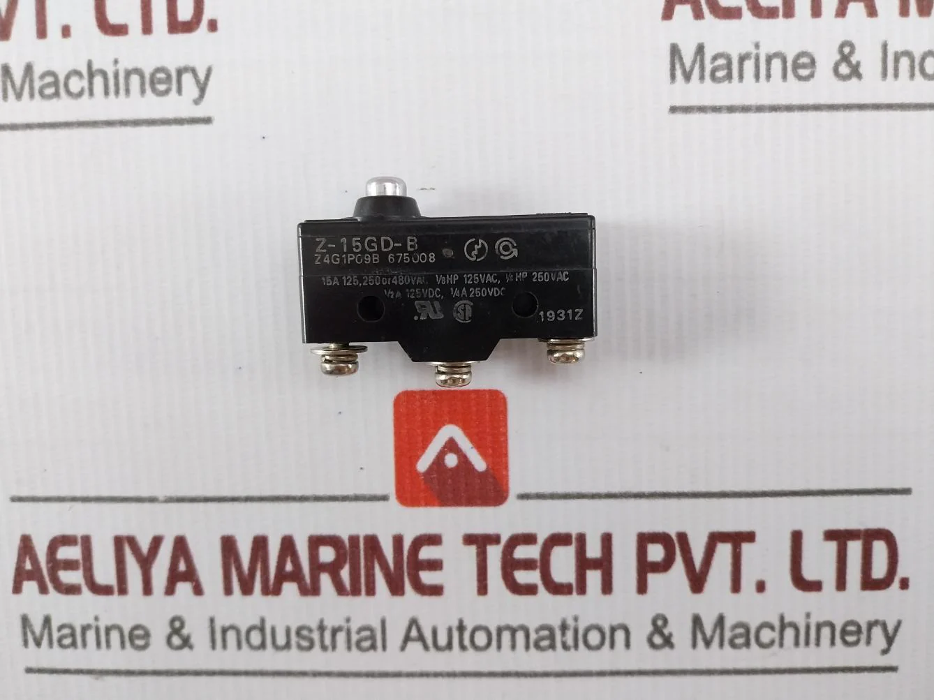 Omron Z-15Gd-b Micro Switch 15A, 250 Vdc - Image 3