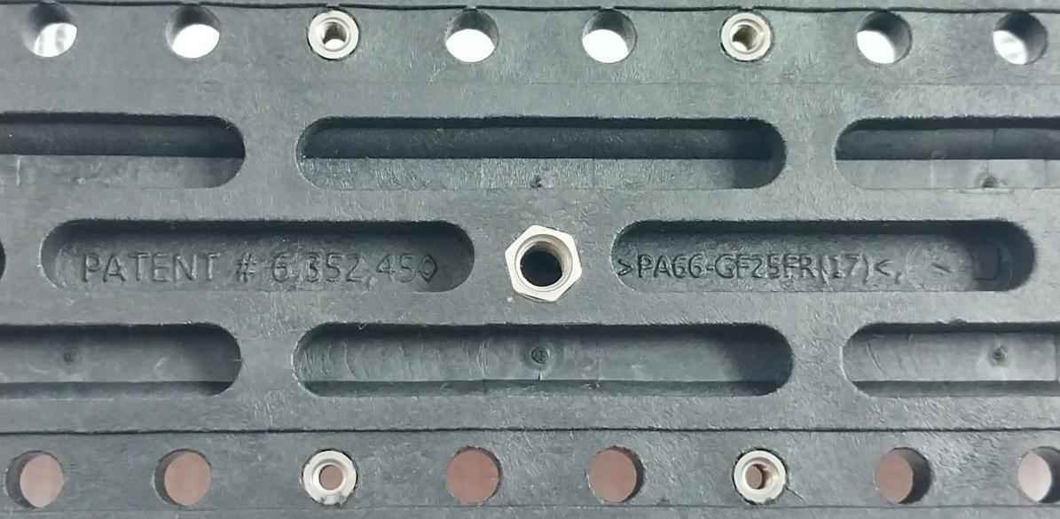 Pa66-gf25Fr(17) Double Rail Module Unit 6,352,450 - Image 6