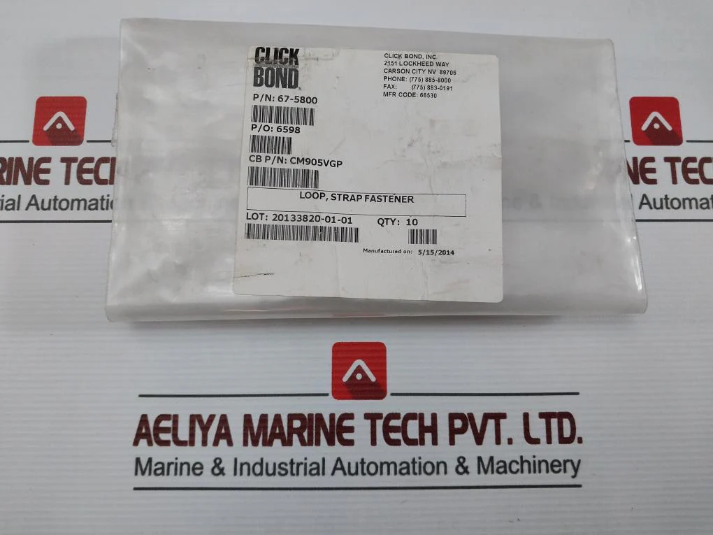 Pack Of 5X Click Bond 67-5800 Strap Loop Mount - Image 12