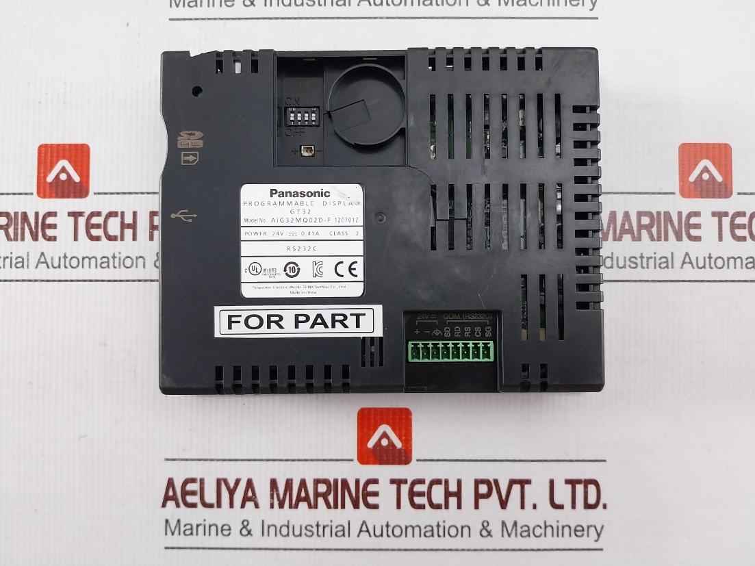 Panasonic Aig32mq02d-f 120701z Gt32 Programmable Display Panel (Not Working) - Image 7
