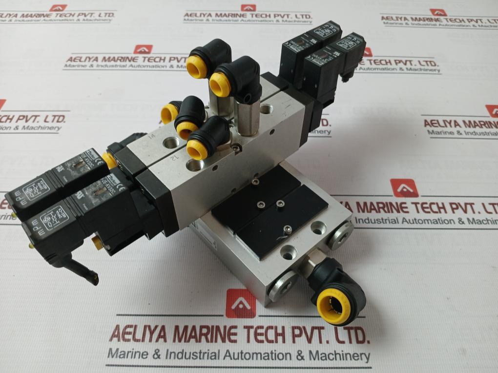 Parker 9121594806X Manifold Bar And Solenoid Valve P2E-kv32C 24Vdc 10 Bar/145Psi - Image 3