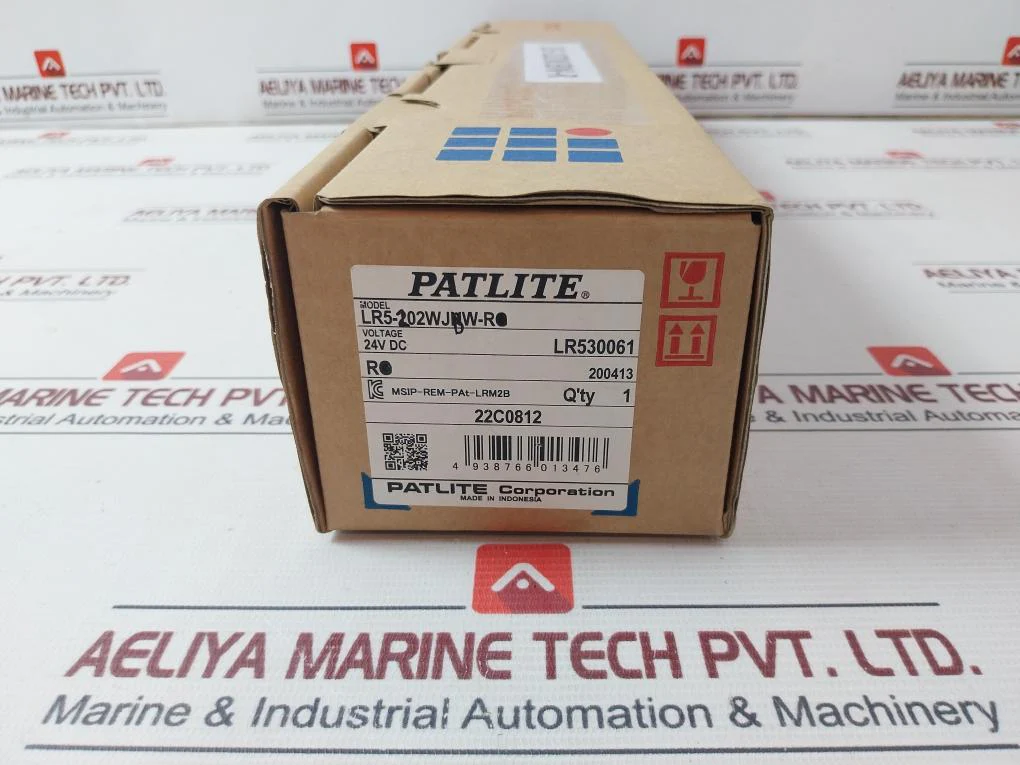 Patlite Lr5-102Wjbw-r Direct Mount Signal Tower 24V Dc 0.25A 6.6W - Image 10
