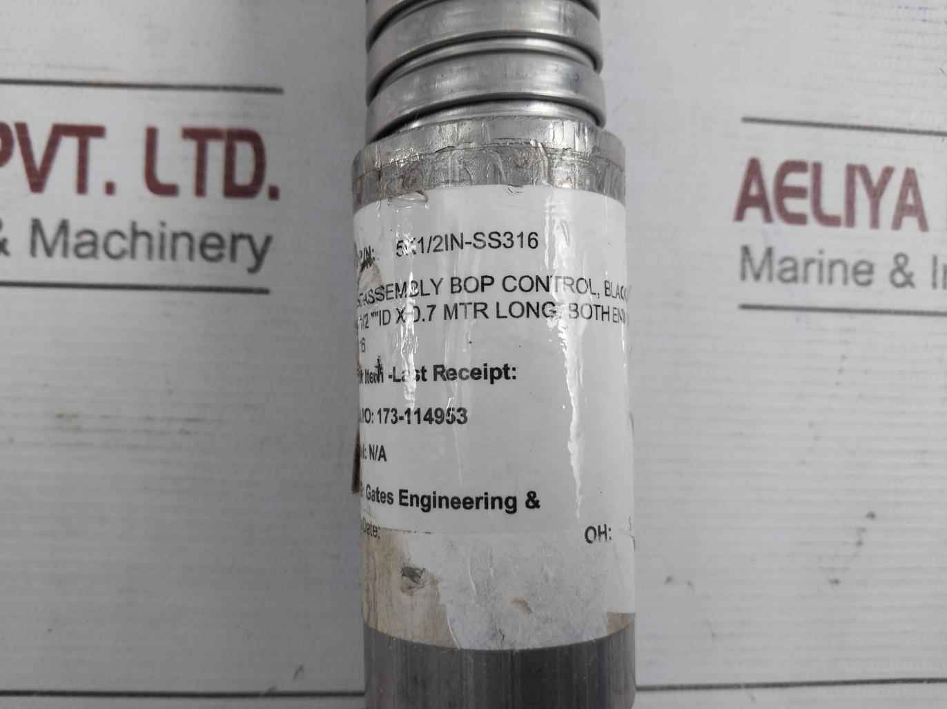 Paxtec Pfa5000-08-700Mm 1/2In 5K Psi Bop Control Hose Ss316 Jic End - Image 7