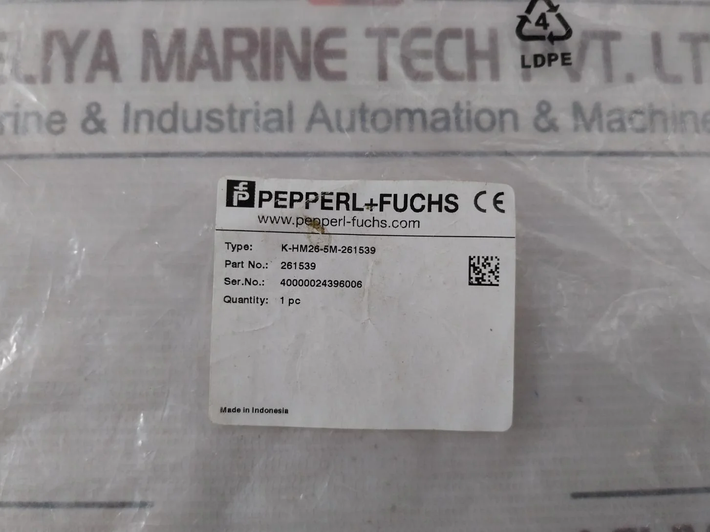 Pepperl+Fuchs K-hm26-5M-261539 Hart Connection Cable With Connector E111235 150V - Image 8