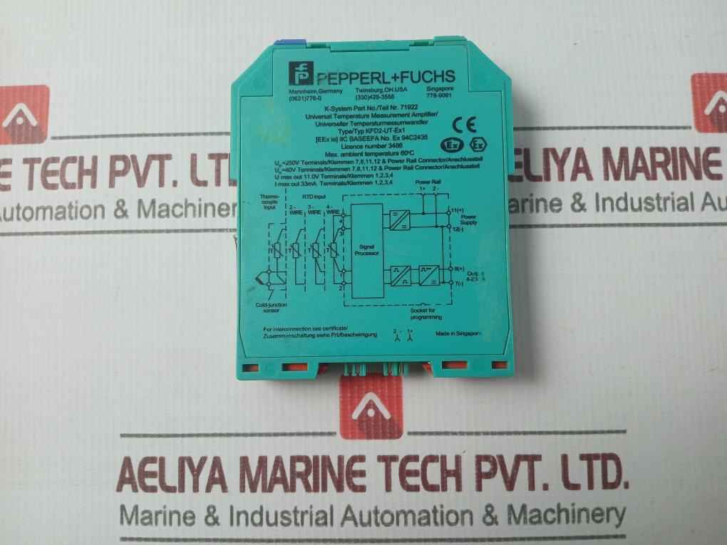 Pepperl+Fuchs Kfd2-ut-ex1 Universal Temperature Converter Measurement Amplifier - Image 5