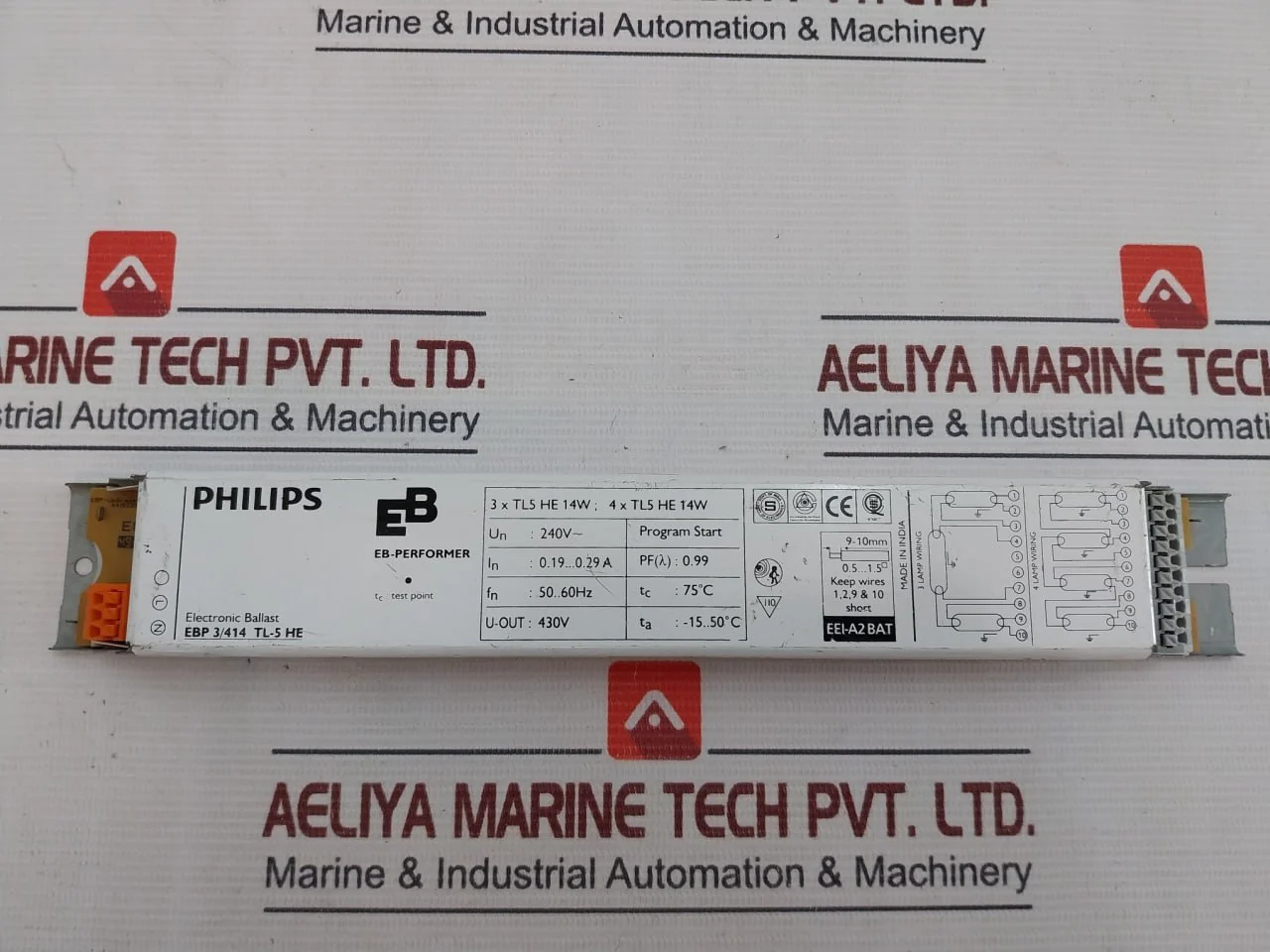 Philips Ebp 3/414 Tl-5 He Eb-performer Electronic Ballast 430V 0.19-0.29A - Image 6