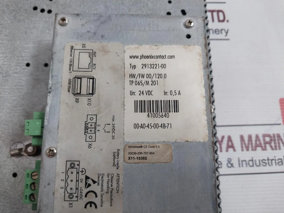 Phoenix Contact 2913221-00 Touch Panel 24V Dc 2A 41005640 - Image 8