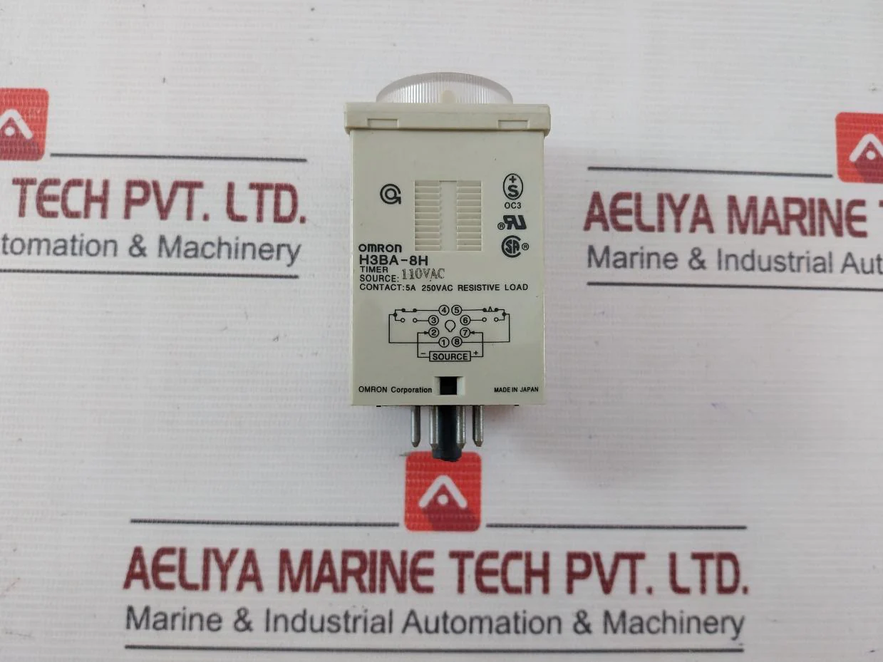 Omron H3Ba-8H Solid-state Timer 0-10Sec 110 Vac - Image 6