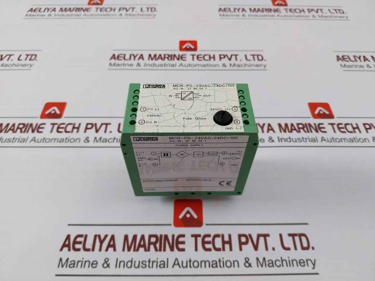 Phoenix Contact Mcr-ps-230Ac/24Dc/100 Signal Conditioner Power Supply Unit 50Mv - Image 2