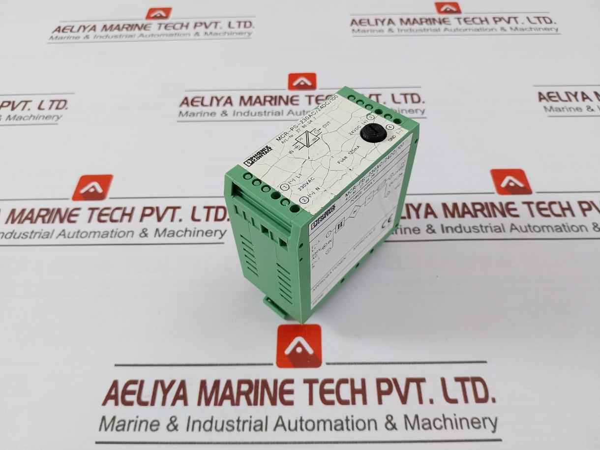 Phoenix Contact Mcr-ps-230Ac/24Dc/100 Signal Conditioner Power Supply Unit 50Mv - Image 4