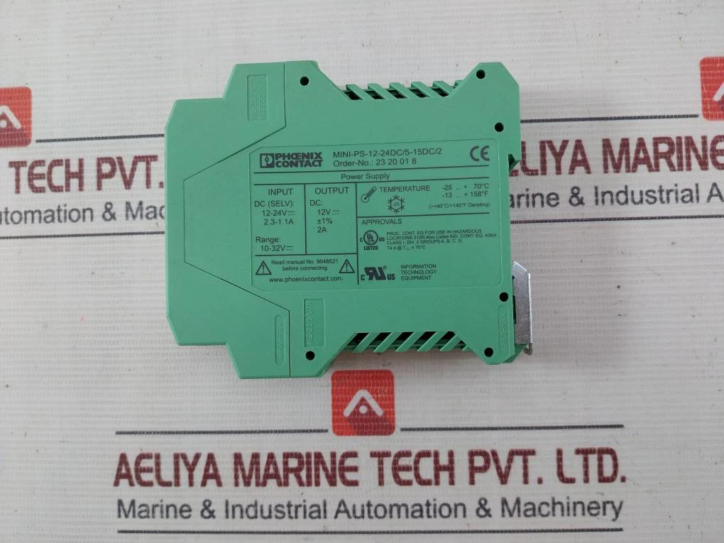 Phoenix Contact Mini-ps-12-24Dc/5-15Dc/2 Dc/Dc Converter 12-24V 2.3-1.1A 70°C - Image 8
