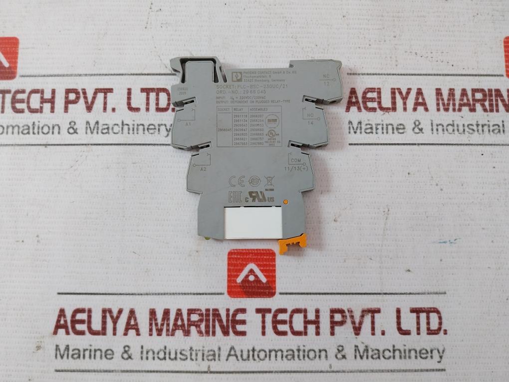 Phoenix Contact Plc-bsc-230Uc/21 Terminal Block 220Vdc/230Vac - Image 5