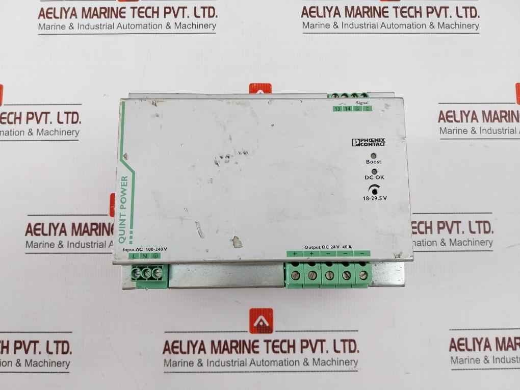 Phoenix Contact Quint-ps/1Ac/24Dc/40 Switch Mode Din Rail Power Supply - Image 5