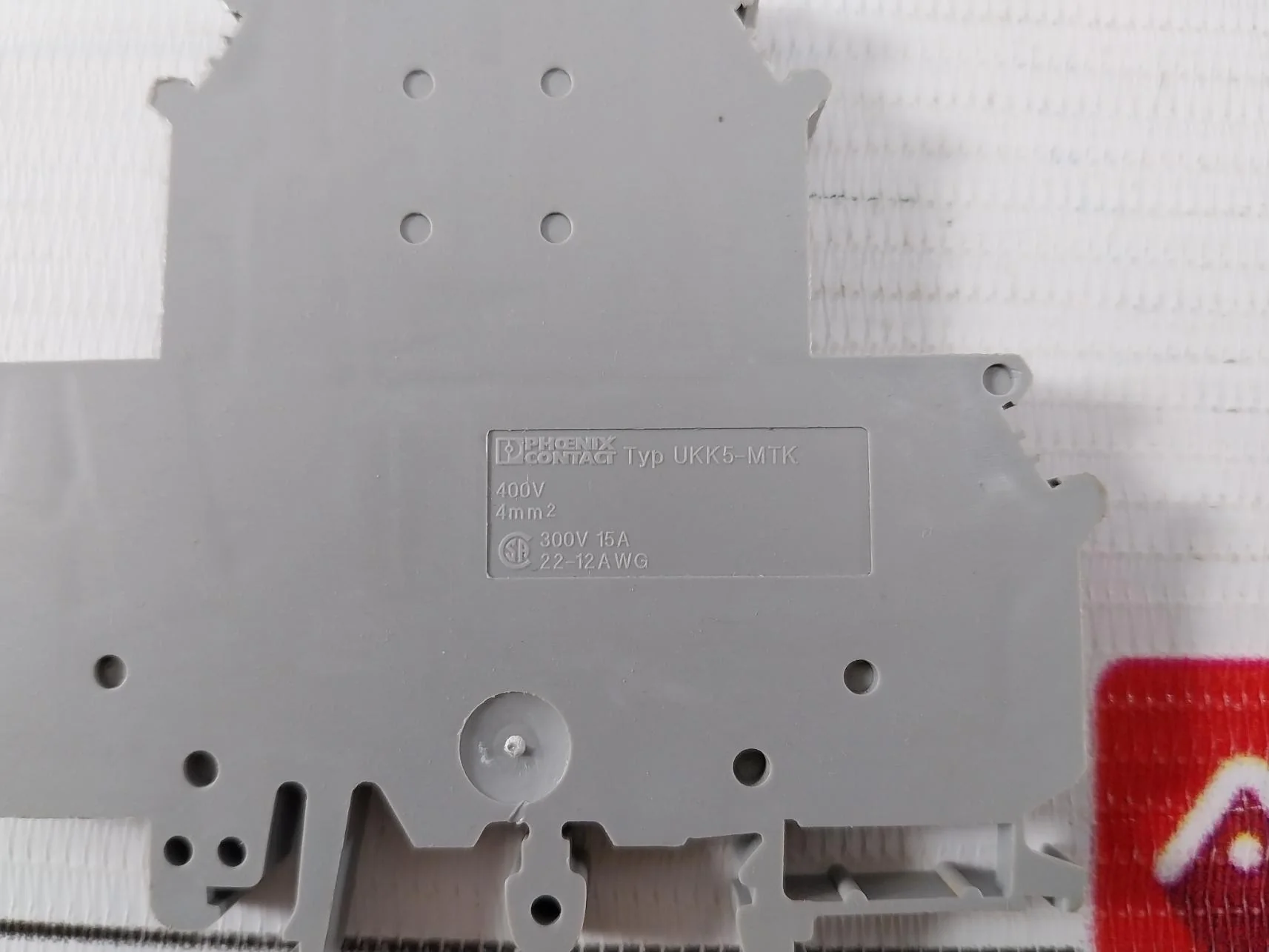 Phoenix Contact Ukk5-mtk Terminal Block 400V 4Mm2 300V 15A 22-12Awg - Image 8