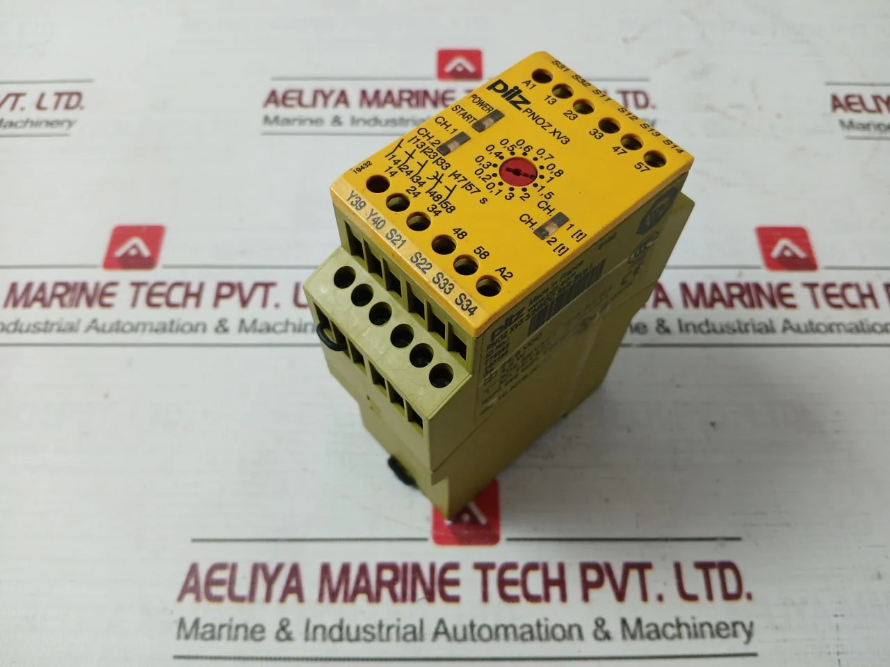 Pilz Pnoz Xv3 3/24Vdc 3N/O 2N/O T Safety Relay 774542 24,0Vdc 4,5W 230V 5,0A - Image 3