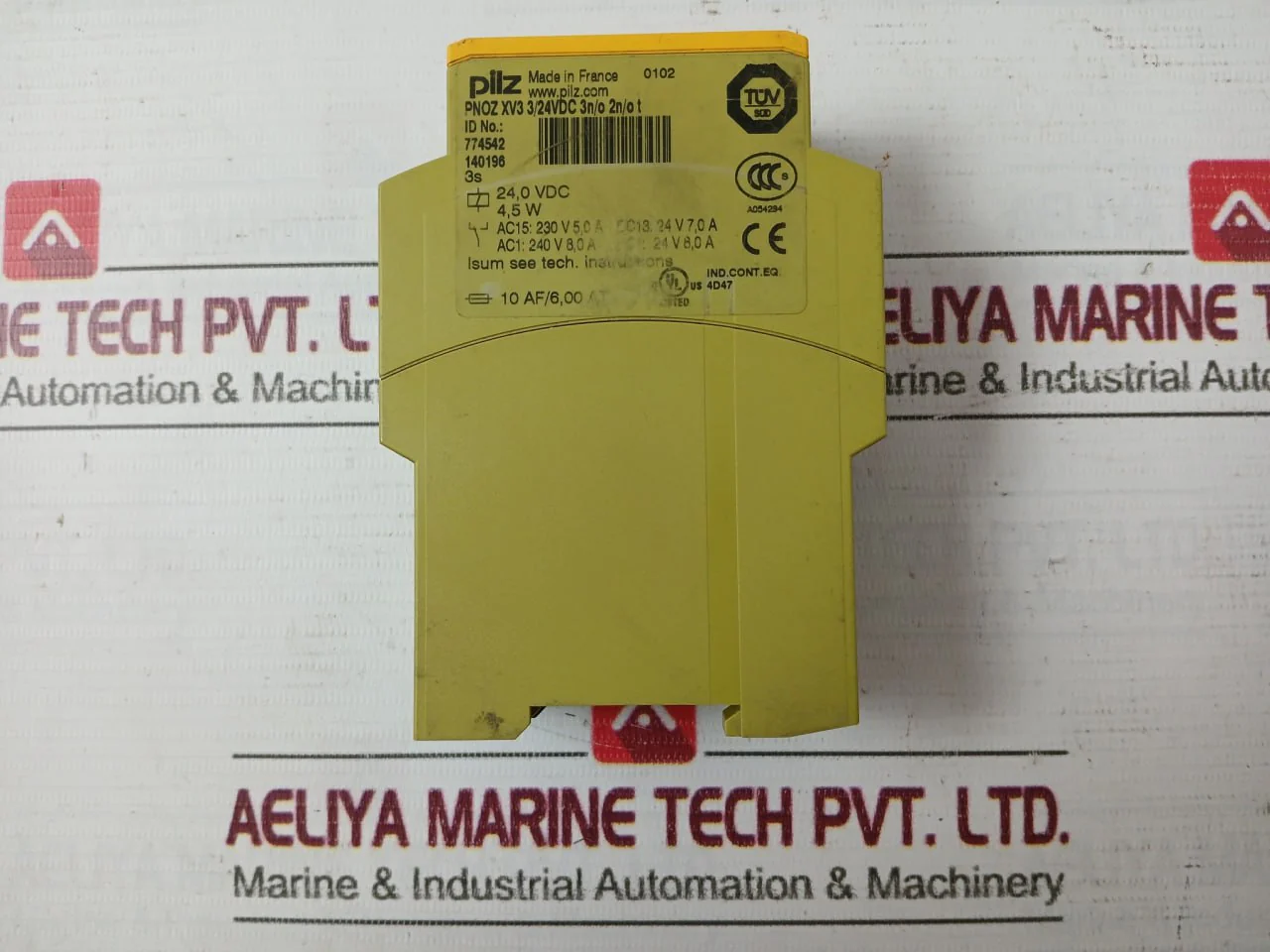 Pilz Pnoz Xv3 3/24Vdc 3N/O 2N/O T Safety Relay 774542 24,0Vdc 4,5W 230V 5,0A - Image 8