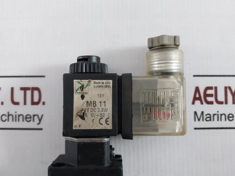 Pneumax 488.52.0.1.M11 Solenoid Valve 2.5-10BAR 24VDC 3.8W CL. F, -5 C +50 C - Image 9
