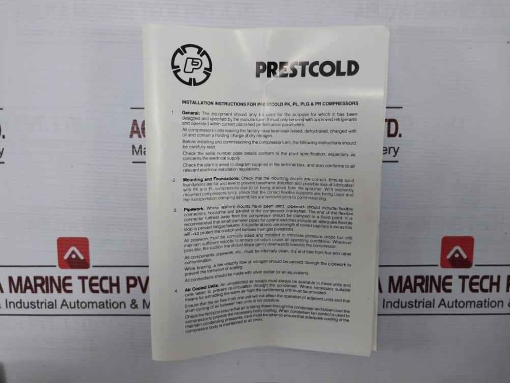 Prestcold Pk10X/0014P-07 Hermetic Compressor 220-240V 50Hz - Image 23