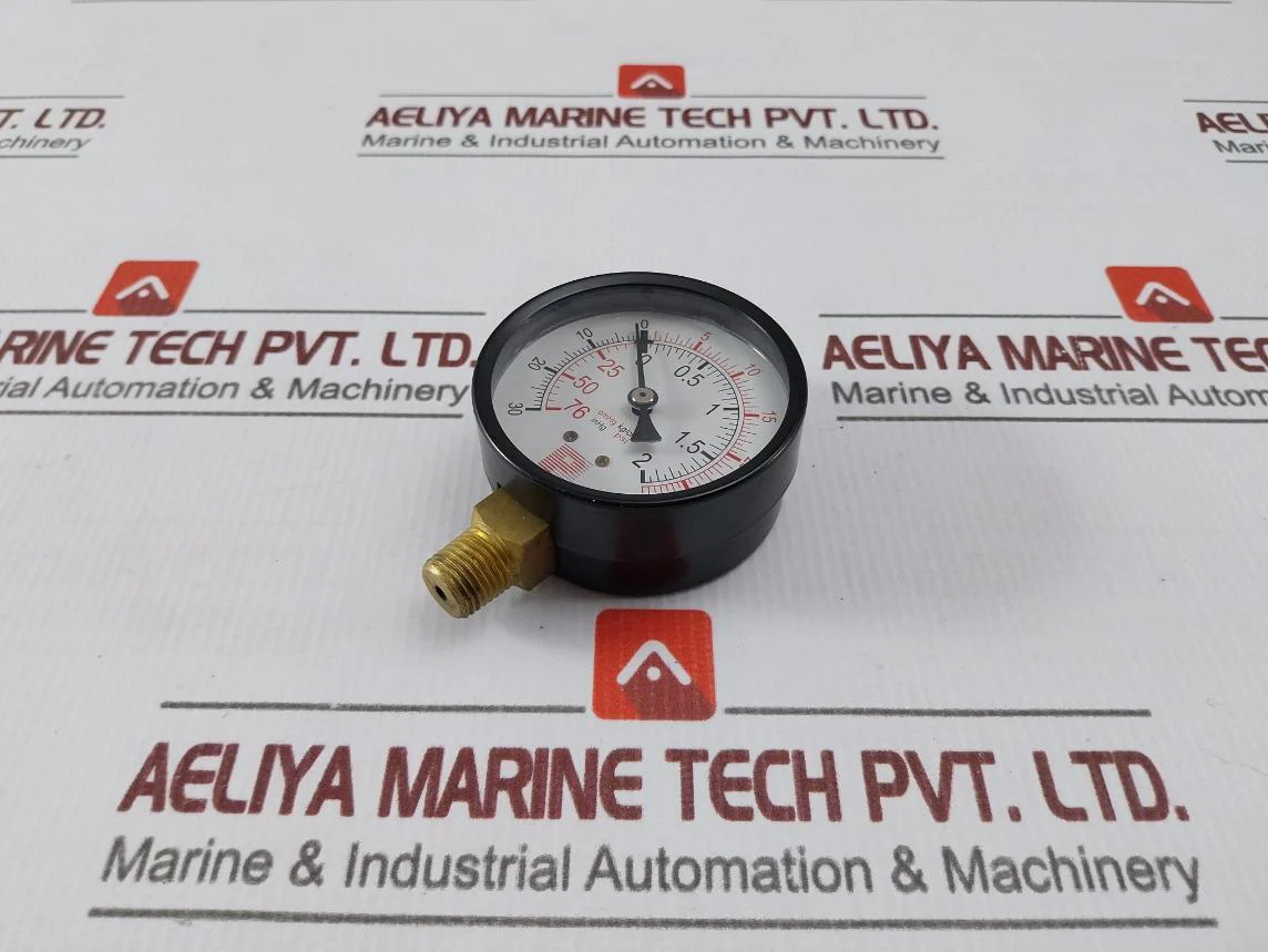 Pro-instrument 2.5"C-ax1/4Pt Pressure Gauge 0–25 Psi/0–2 Kg/Cm² - Image 3
