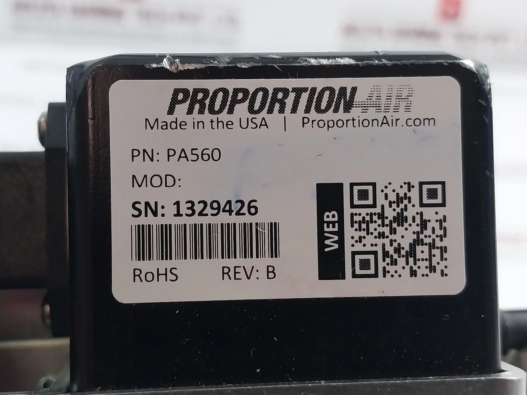 Proportion-air Pa560 Control Valve Rev: B - Image 4