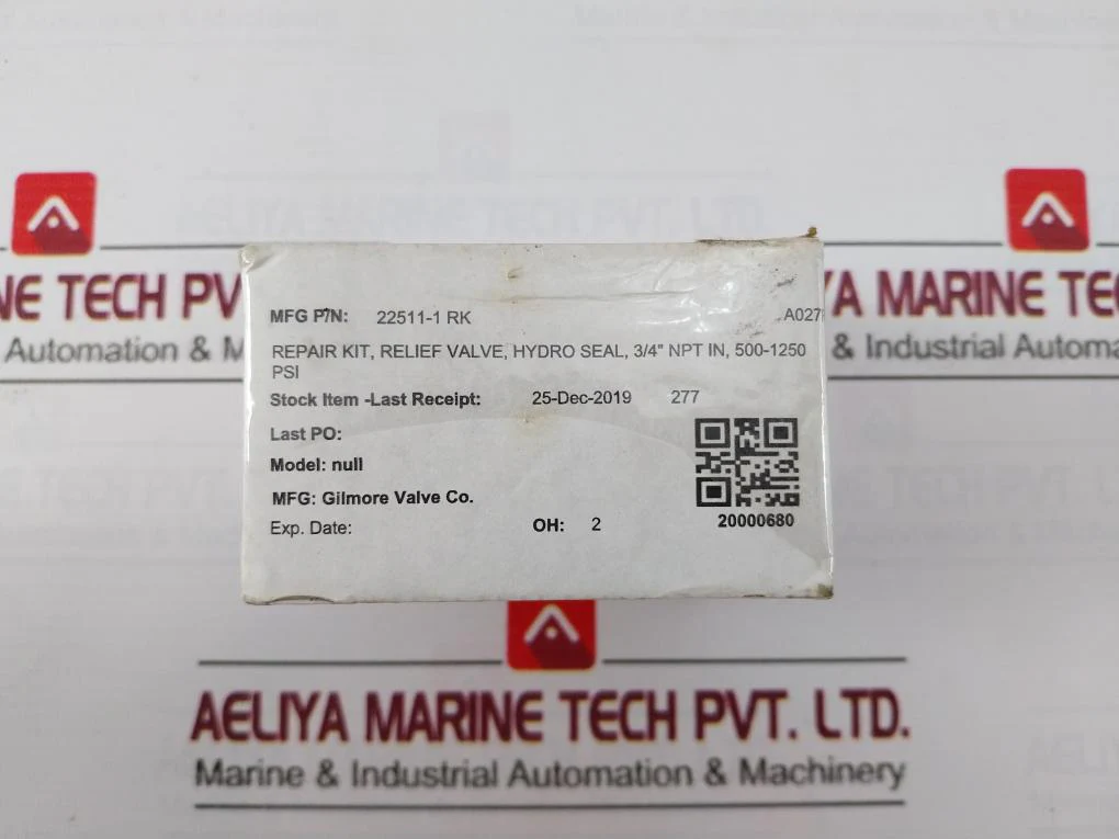 Proserv 18100-003B Relief Valve Repair Kit 22511-1 Rk Rev: T 500-1250 Psi - Image 14