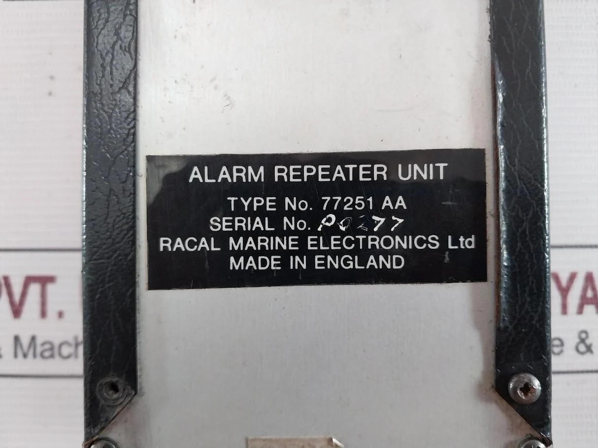 Racal Marine Electronics 77251 Aa Alarm Repeater Unit - Image 6