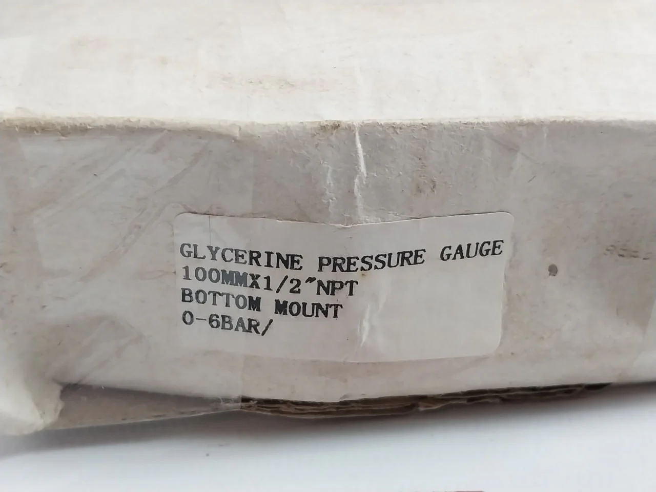Rajtech En 837-1 Glycerine Pressure Gauge 0-90 Psi/0-6 Bar - Image 9
