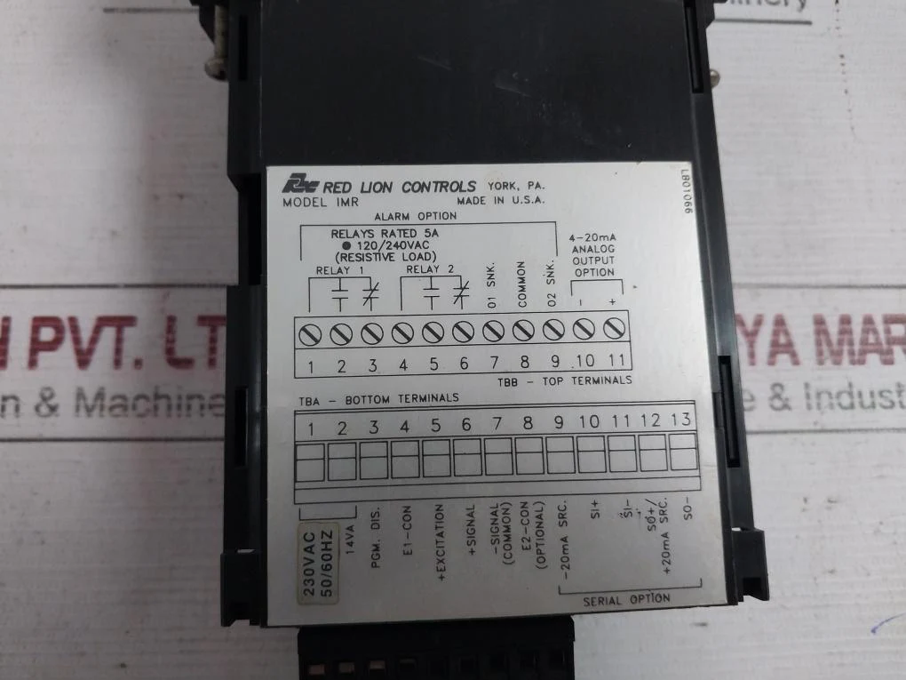 Red Lion Controls Imr Apollo Intelligent Meter Controller 4-20Ma 230Vac 50/60Hz - Image 7