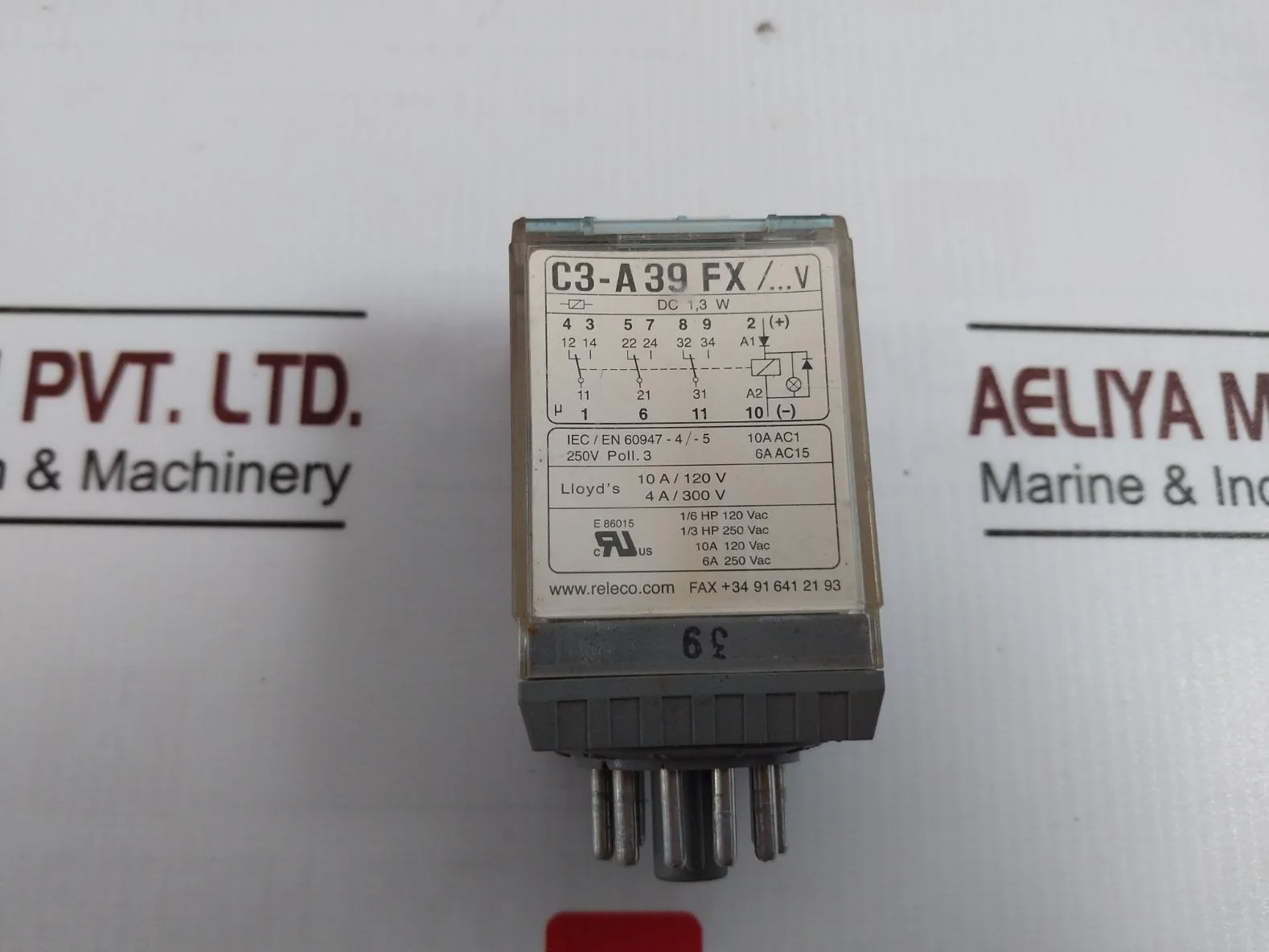 Releco Mr-c Relay Dc24V 250V Poll.3 10A/120V 6A 250Vac - Image 7