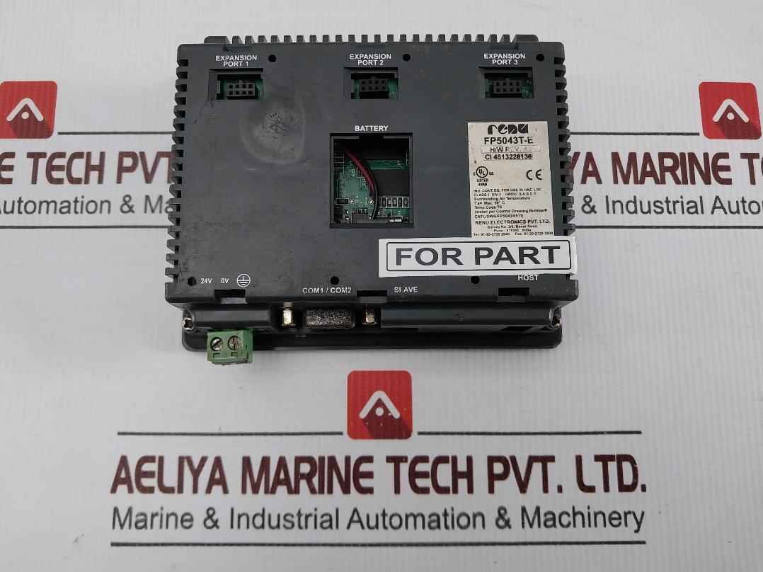 Renu Fp5043t-e Hmi Touch Panel Ci 4613228136 H/w Rev: A9 - Image 6