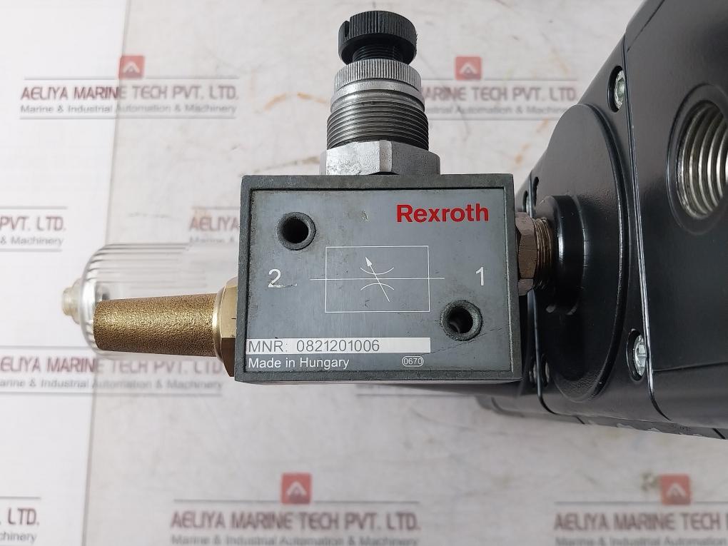 Rexroth 0821 100 103 Pneumatic Control Unit With Valve Regulator Switch 24Vdc - Image 18