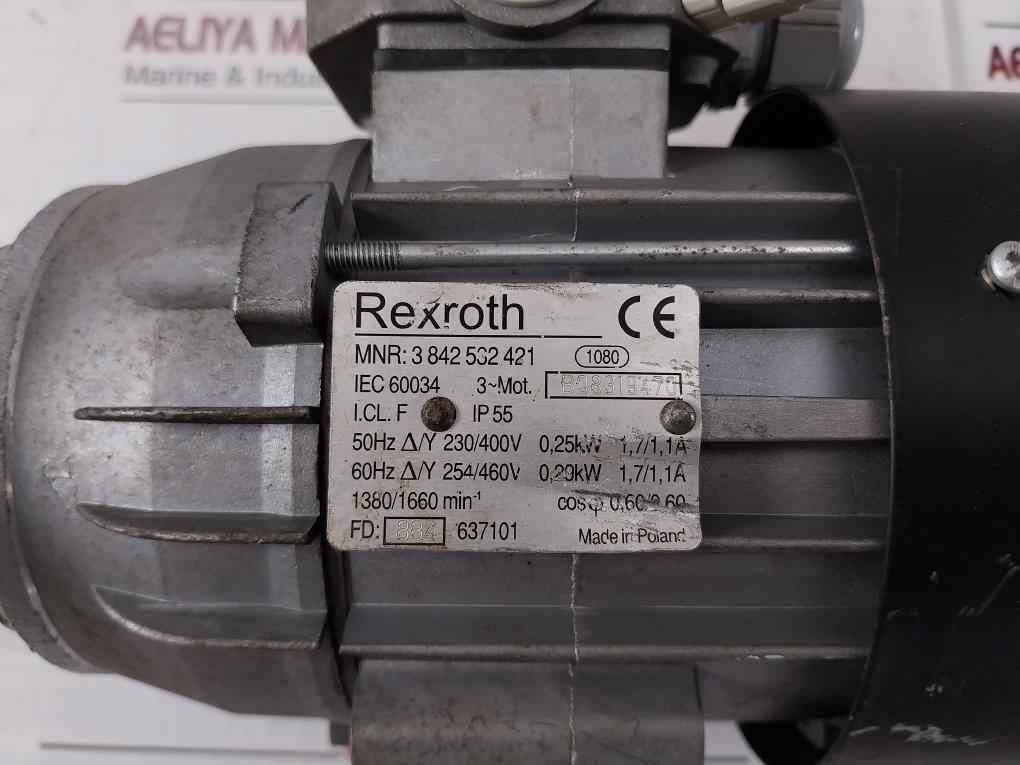 Rexroth 3 842 532 421 Three-phase Motor With Thermal Protection 8Mm Iec60034 - Image 10