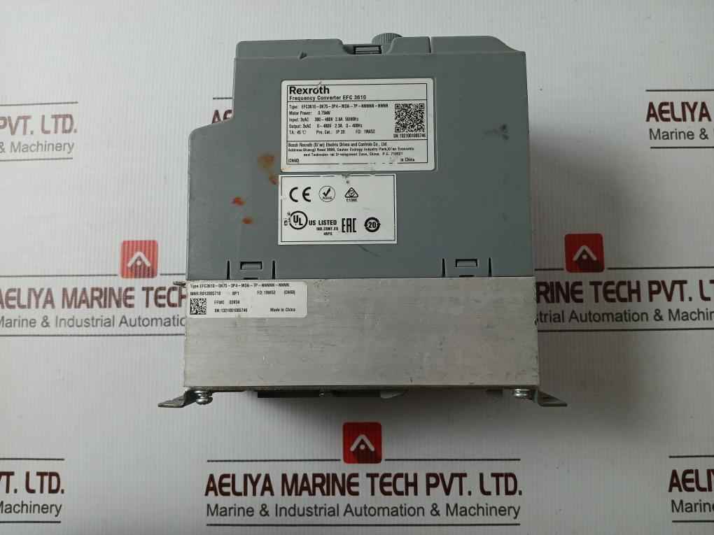 Rexroth Efc3610-0K75-3P4-mda-7P-nnnnn-nnnn Frequency Converter 2.6A 50/60Hz - Image 9