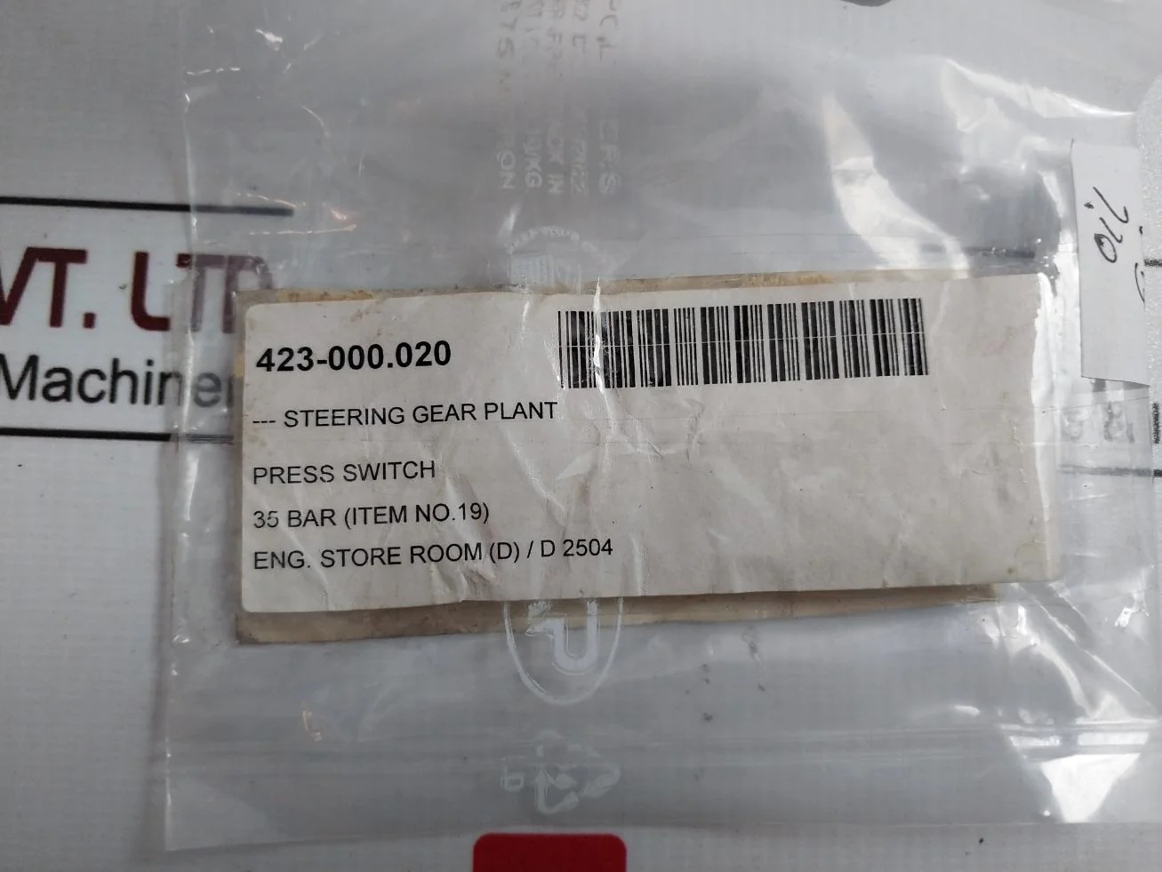 Rexroth R900536069 Pressure Switch 250Vac 5A 35 Bar - Image 11