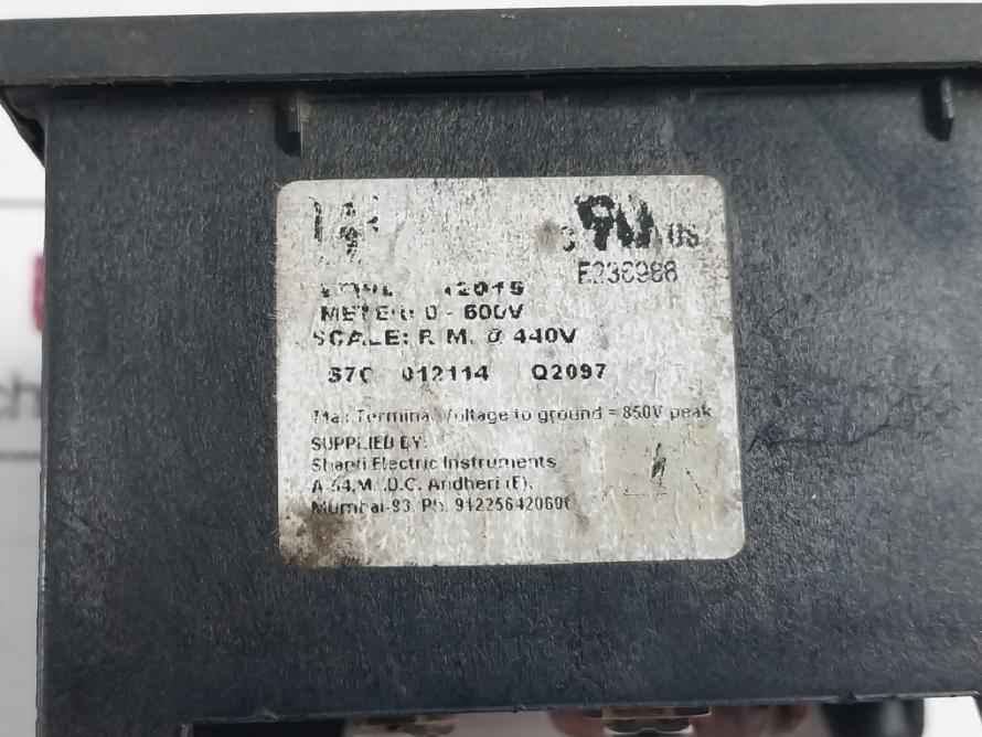 Rishabh 0-600V Analog Voltmeter 850V 12015 - Image 7