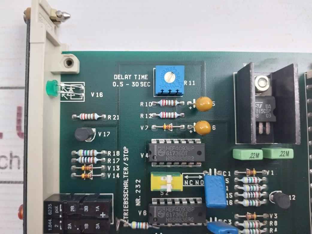 Rolf Janssen 232 Pcb Card For Operating Engine/Stop Reset Nr.232 - Image 6