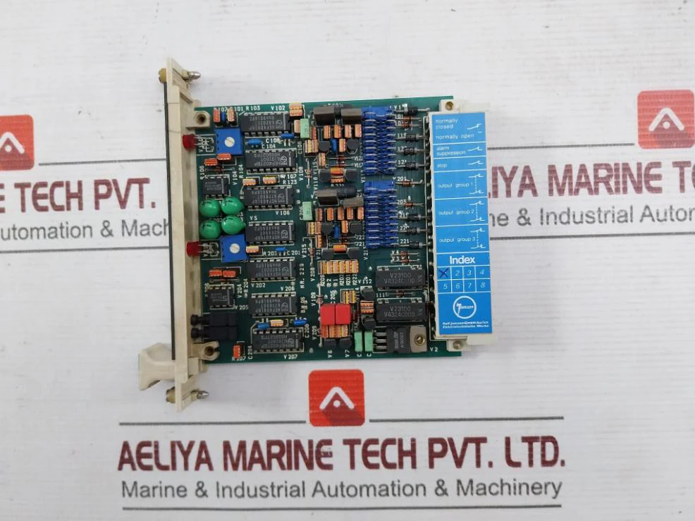 Rolf Janssen Bm 06 Emergency Stop Safety & Control Pcb Module X2 To 8/ 1 - Image 2
