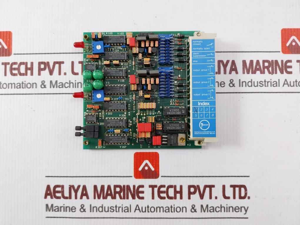 Rolf Janssen Gmbh Bm 06 Binary Fault Ind Printed Circuit Board