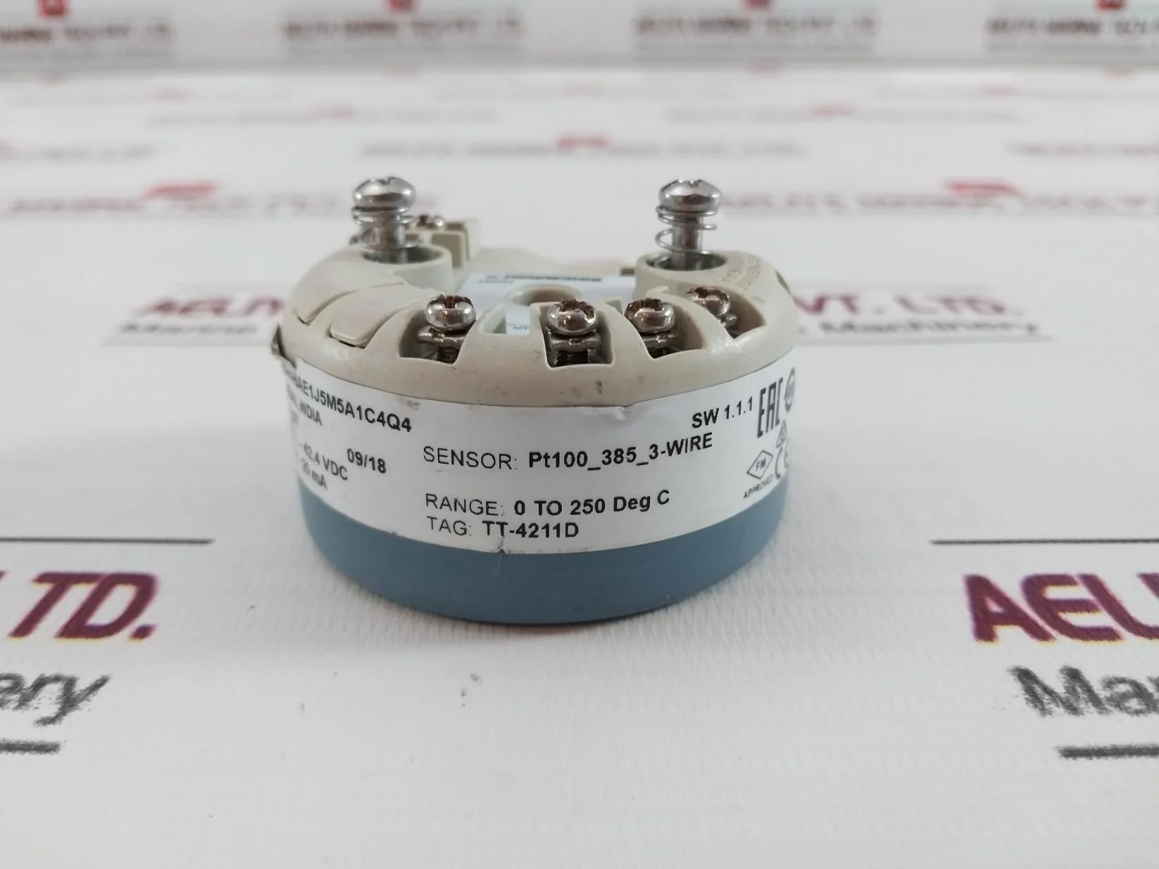 Rosemount 00644-7600-0004 Temperature Transmitter 0 To 250 Deg C 4-20Ma Sw1.1.1 - Image 4