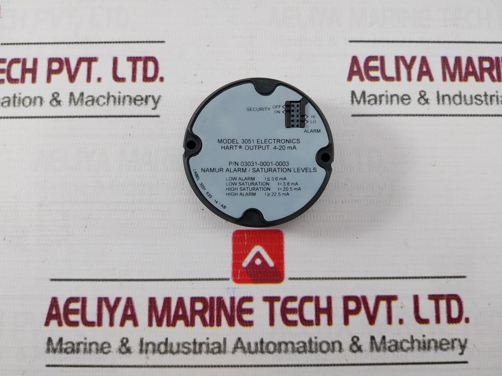Rosemount 03031-0001-0003 Alarm Saturation Electronic Transmitter 3.8Ma - Image 2