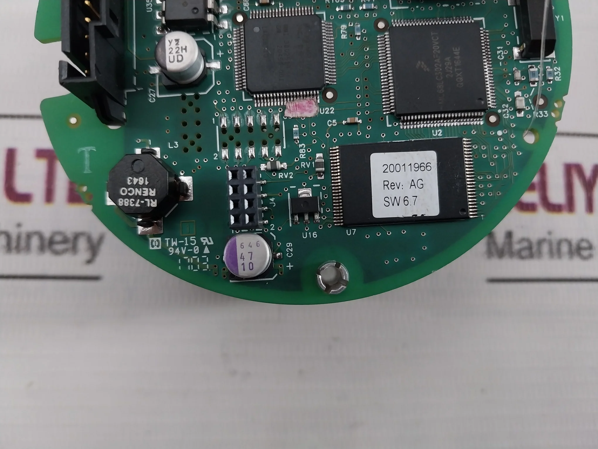 Rosemount 20006854 Printed Circuit Board Module Mmi-20008986 Rev: Ca 94V-0 - Image 9
