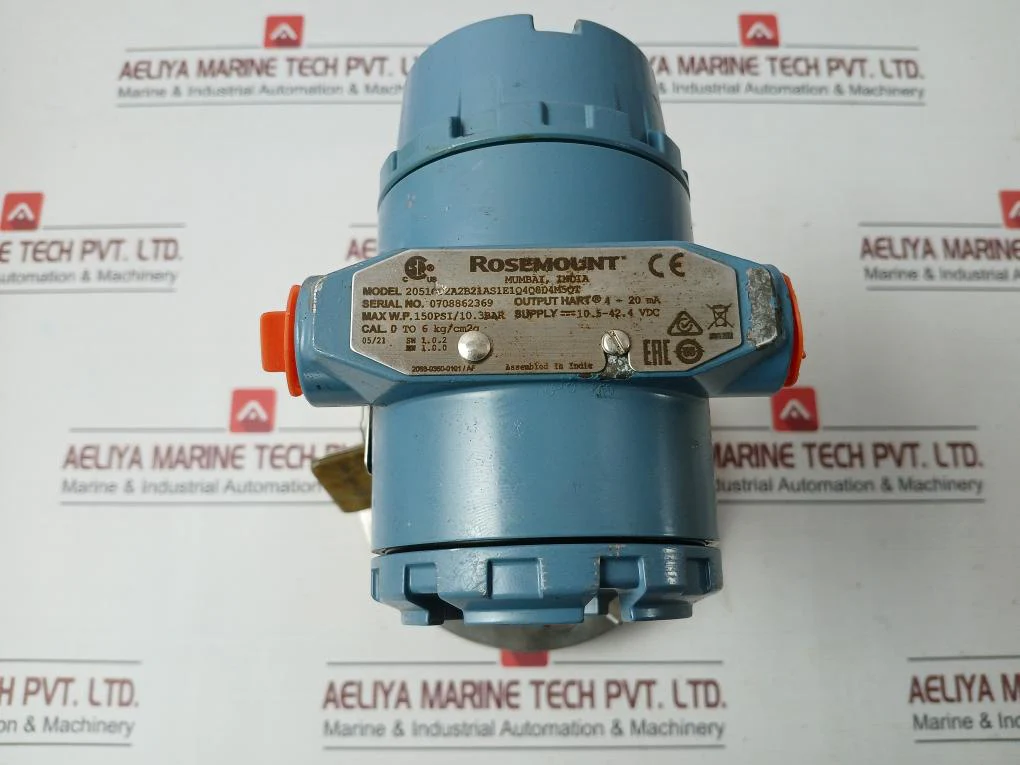 Rosemount 2051Gp2A2B21As1E1Q4Q8D4M5Qt Hart Pressure Transmitter 150Psi/10.3 Bar - Image 8
