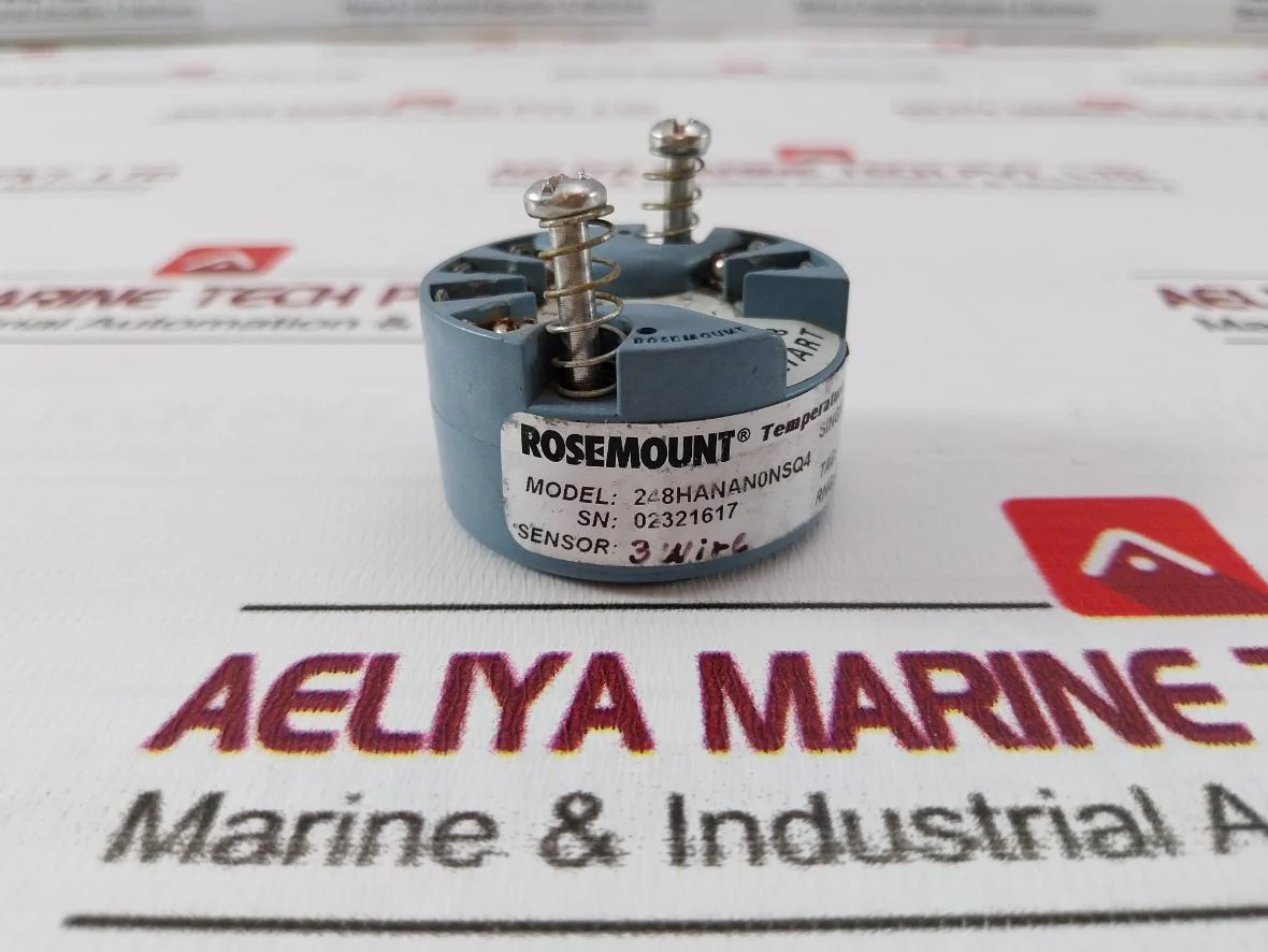 Rosemount 248Hanan0Nsq4 Temperature Transmitter 01111-1401-0002 0-300 C 4-20 Ma - Image 5
