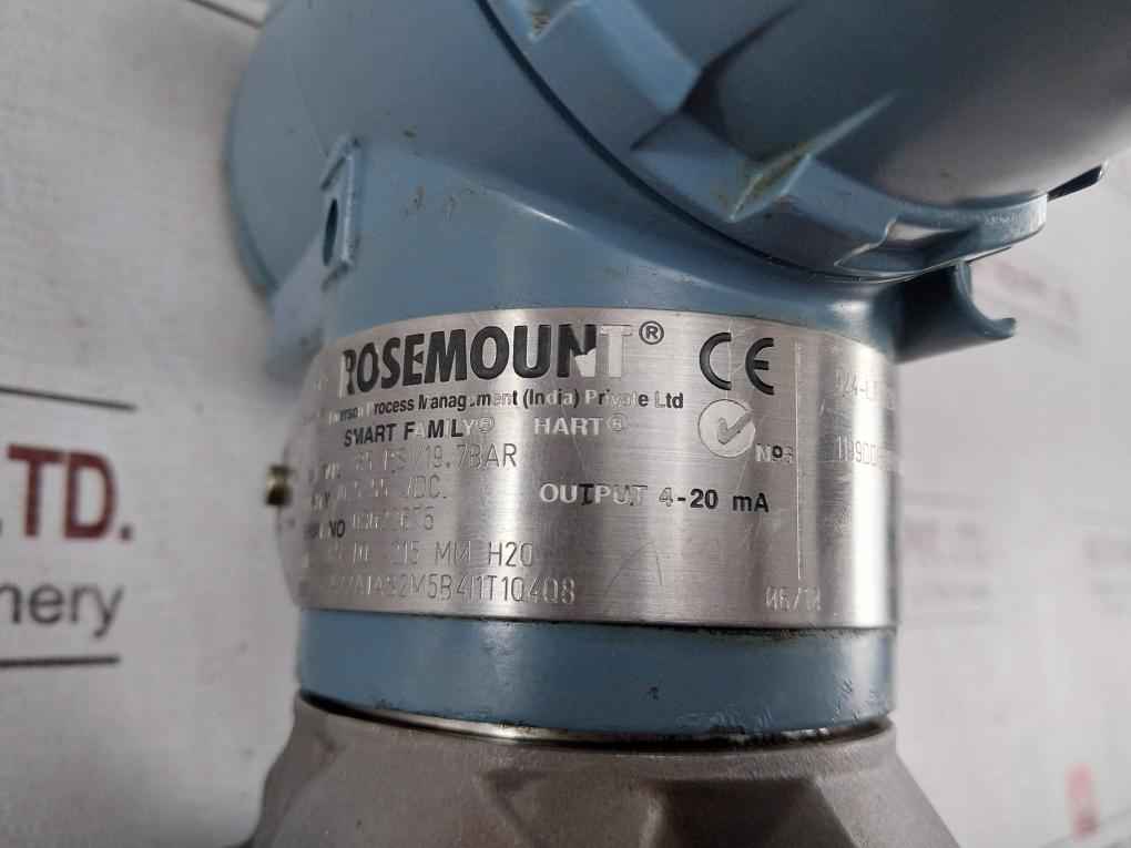 Rosemount 3051 Cd2A22A1As2M5B4I1T1Q4Q8 Pressure Transmitter W/ Diaphragm Seal - Image 11