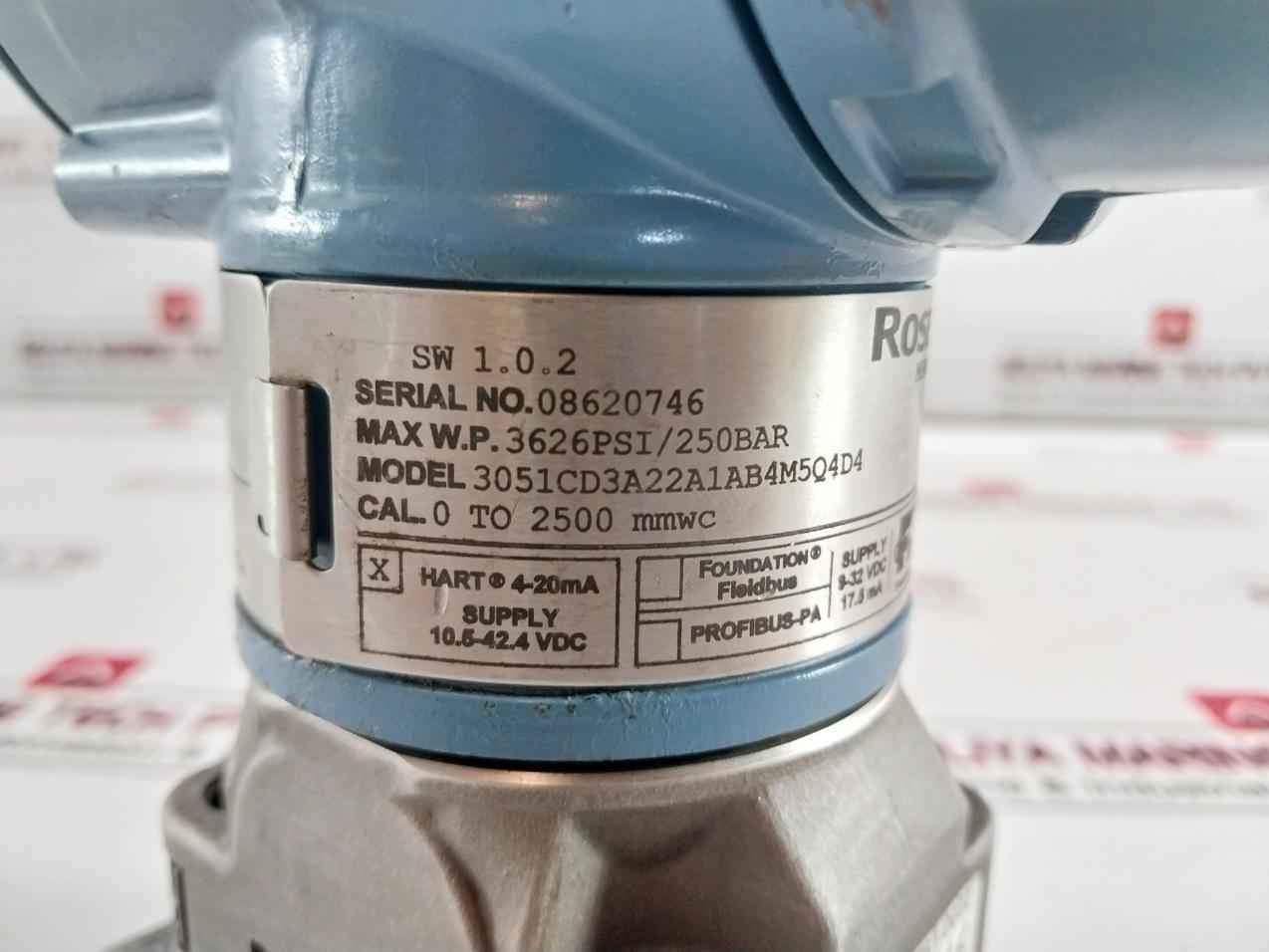 Rosemount 3051Cd3A22A1Ab4M5Q4Da Differential Pressure Transmitter 9-32Vdc 17.5Ma - Image 12